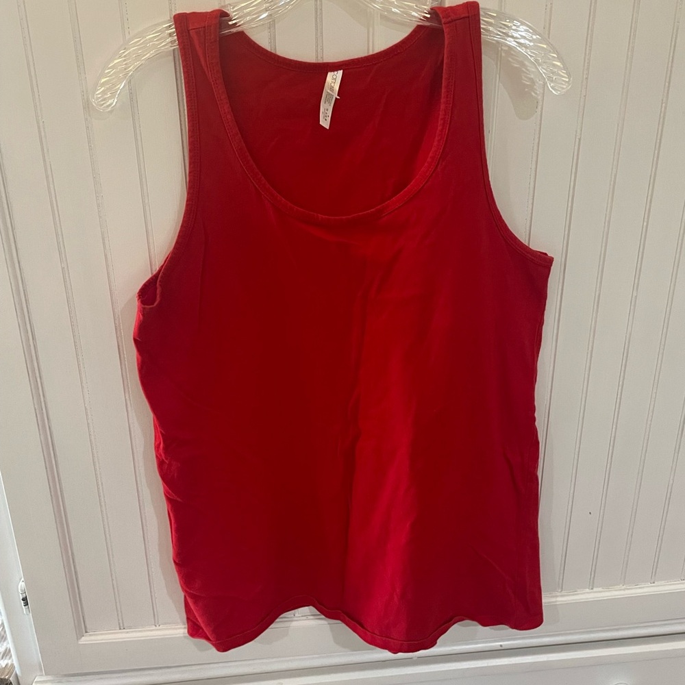 Cottonbelle Red Tank Top   - Size M